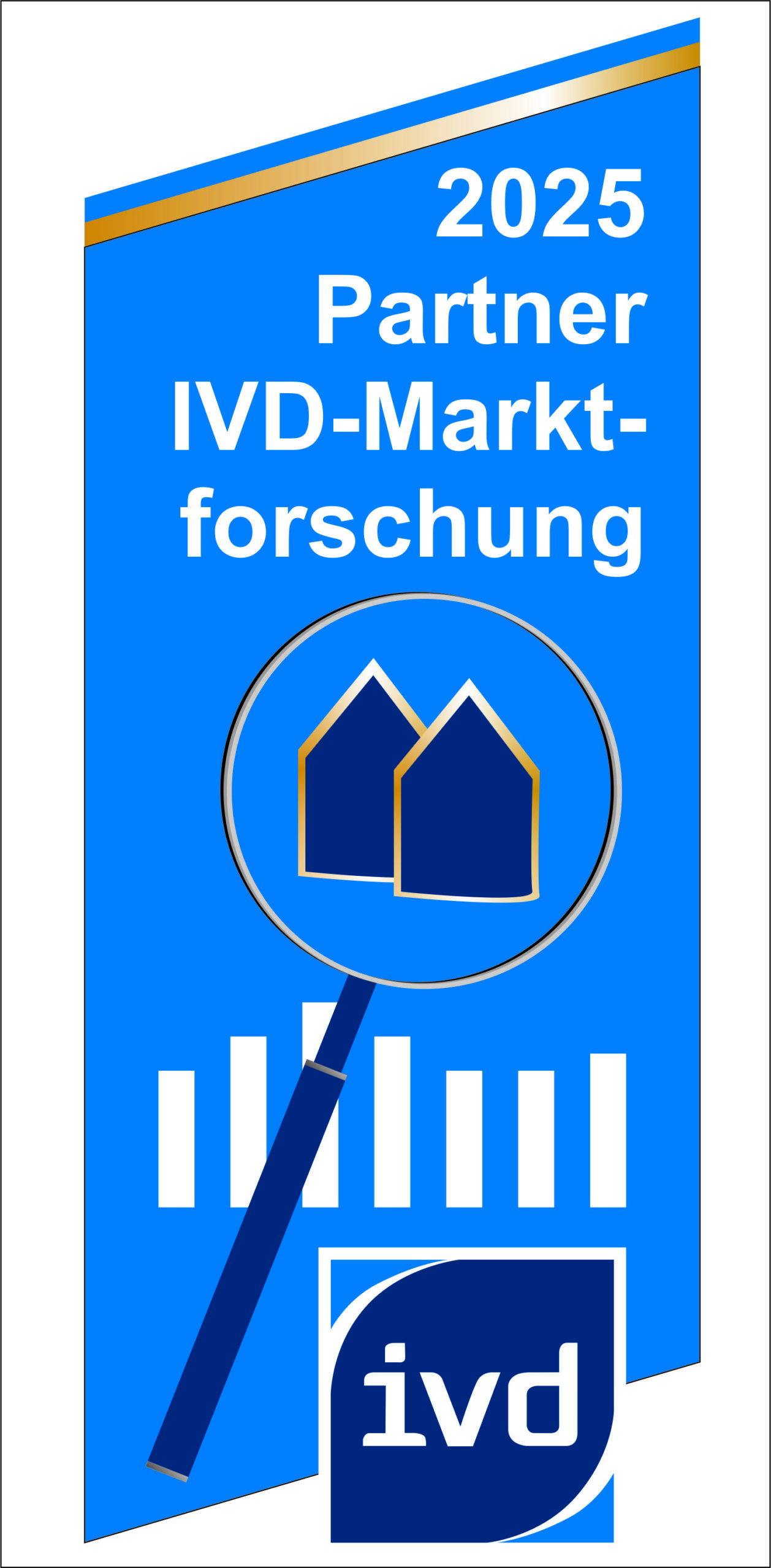 2025 - Siegel Partner-Marktforschung ivd schmal Logo ivd Marktforschung