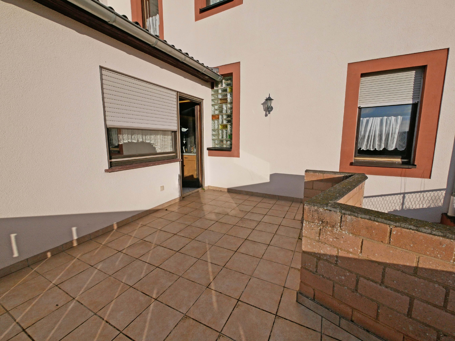 Terrasse Zutritt von der Küche