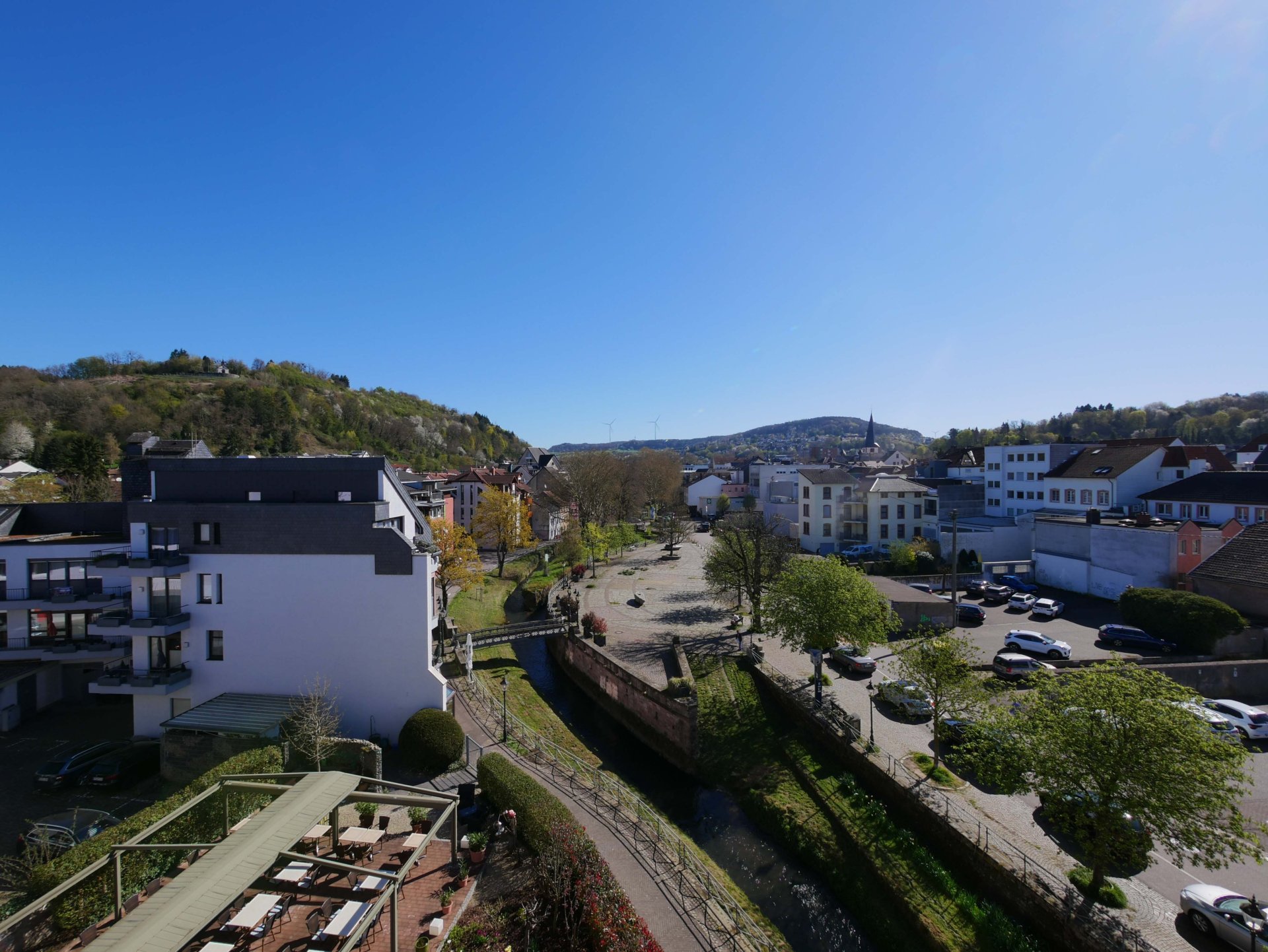 Aussicht vom Balkon